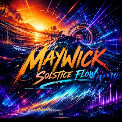 Solstice Flow EP cover by MayWick – jungle and drum & bass artwork